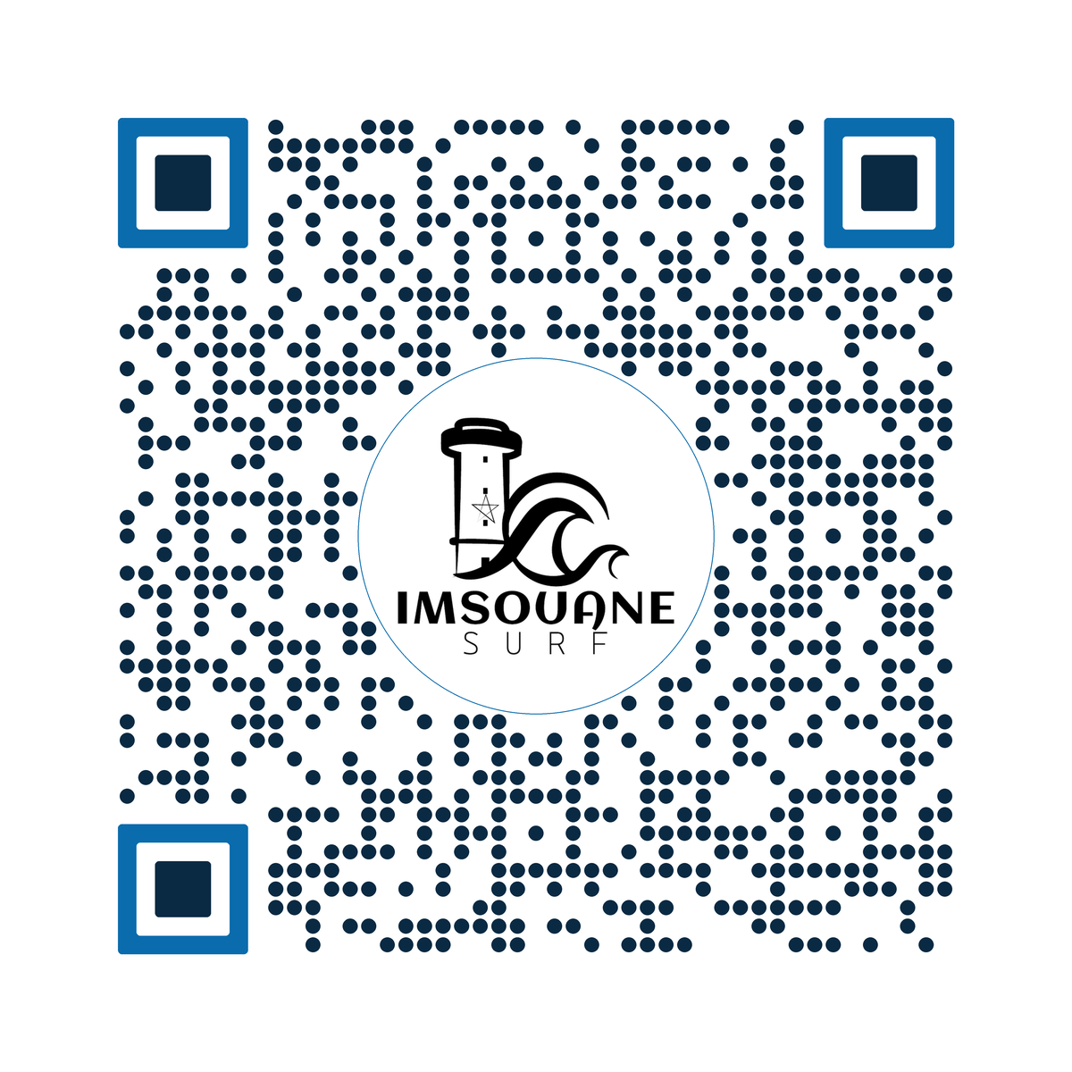 QR vers la démo, aux couleurs d'Imsouane Surf School